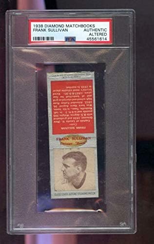 1938 Дијамантски натпревари за натпревари Френк Саливан Чикаго мечки ПСА АА оценета фудбалска картичка - картички за дебитант со бејзбол