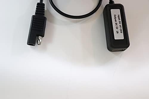 NEWZINIU SAE ДО USB2. 0 Кабел Адаптер, dc ДО USB2. 0 Адаптер Кабел, USB2. 0 Напон Регулатор Кабел Адаптер, 12v до 5v Полнач 1.5 Порта За Автомобили,