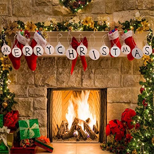 Јолик 100 парчиња Божиќни Дрвени Орнаменти Недовршени 3,5 Празни Дрвени Дискови ЗА Деца САМ Занаети Централни Парчиња Празнични