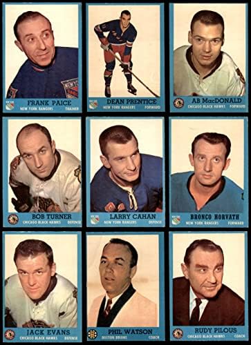 1962-63 хокеј на Топс скоро комплетен сет VG/EX+