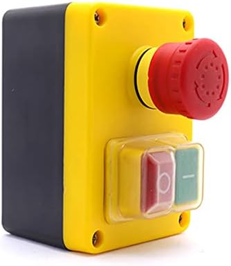 PURIN KJD17D-2 250V 16A Електромагнетско копче за влечење на копчето за итни случаи прекинувачи за итни случаи за електрични алатки и опрема