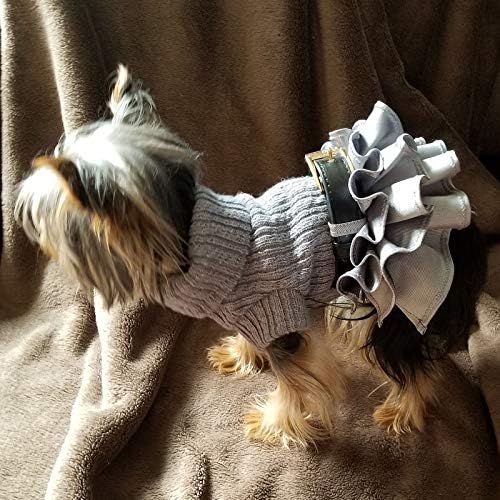 Uxzdx cujux мода есен зимска облека за домашно милениче облека слатка принцеза фустан мали средни кучиња миленичиња мечето кученце