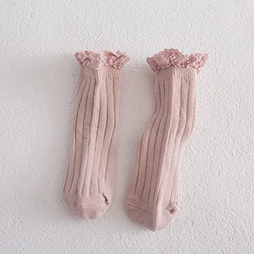 Мали девојчиња гроздобер рафле глужд чипка чорапи девојки за подигање чорапи за подигање