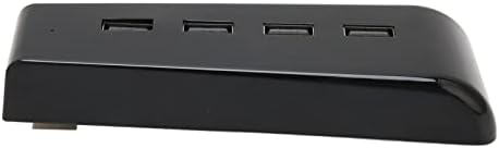 Dauerhaft USB 2.0 Extender, Адаптер за контролор на полначи, лесен USB центар Црн приклучок и игра за конзола за игри за лаптоп