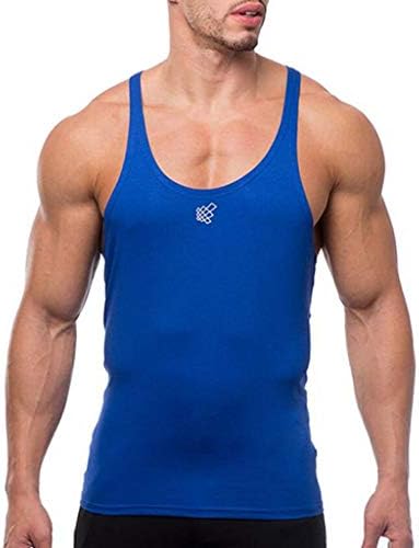 УТПО машки резервоар за вежбање врвови модни спортови за теретани за теретани, отсечени мускулни маички без ракави, боди -билдинг,