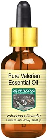 Devprayag чисто валеријанско есенцијално масло со стаклена капка пареа дестилирана 100мл