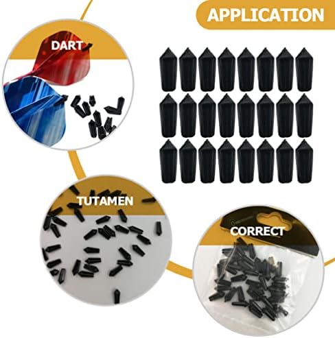 Inoomp 40pcs стрелачки заштитници на летот пластични стрела крило коректор Дарт лет заштеди на крилјата 90 степени стрела за заштита на стрела