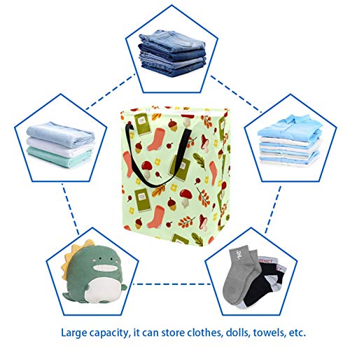 Голема корпа за перење алишта што може да се спречи алишта за алишта со рачки што може да се преклопи торба за облека, корпа за миење