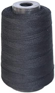 Btwtry Black 1PC Trakeing Thread за правење додатоци за перика за шиење на конец за коса, продолжение