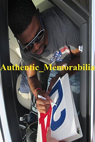 Декстер Фаулер го автограмираше Jerseyерси на Чикаго Кобс w/Доказ, Слика на потпишување на Декстер за нас, Чикаго Кобс, Хјустон Астрос, Колорадо