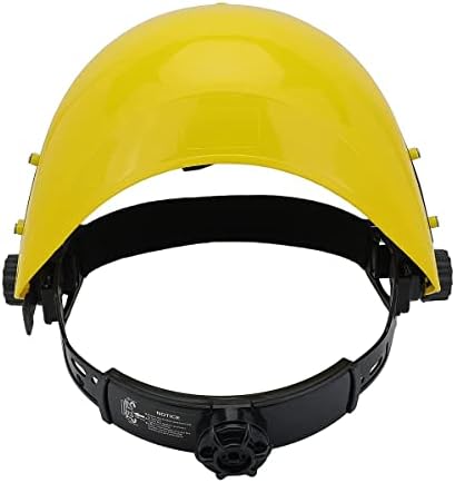 Безбедносен штит за лице со мрежен стакло за мрежење за моторна пила столб за заштитни шлемови за заштита и систем за заштита на слухот