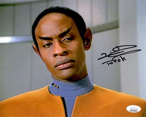 Тим Рус автограмирал потпишана испишана 8x10 фотографија JSA Coa Star Trek Voyager Tuvok