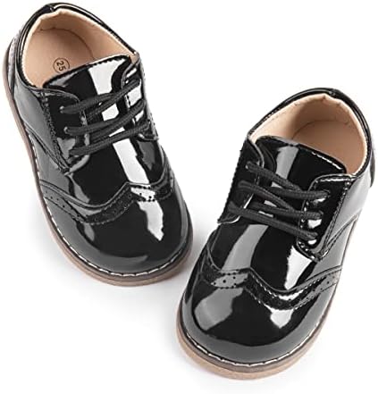 Чевли За Облекување На Момчето На Девојчето Кидсун Удобност Во Чипка Оксфорд Училиште Униформа Чевли Мокасини Станови