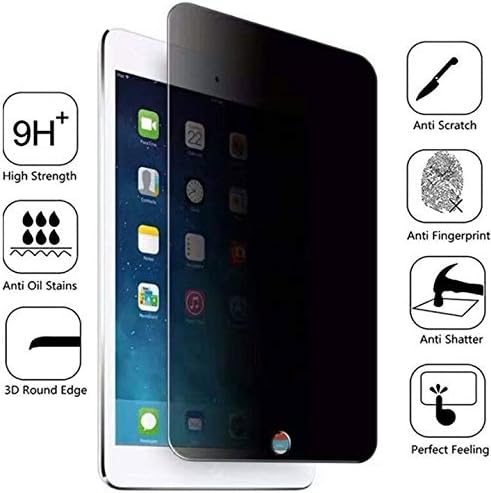 Бисен] Погодни за iPad 9,7, iPad Pro 9.7, iPad Air 2, Air 1 Заштитник на екранот за приватност, калено стакло, анти-спај екран, анти-гребење,