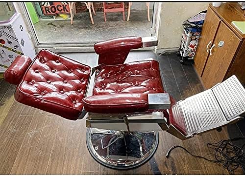 Qlazo Swivel Barber Salon Styling, столици за столчиња за убавина за стилист за коса, салони столици за стилист за коса бербер столчиња