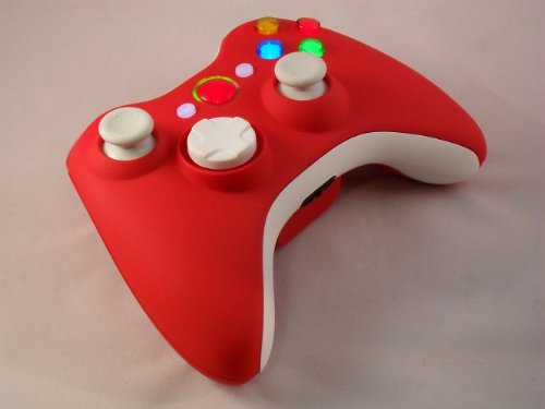 Црвен Xbox 360 Модифициран Контролер Прилагодено Led Диоди, MW3, Црна Ops, MW2