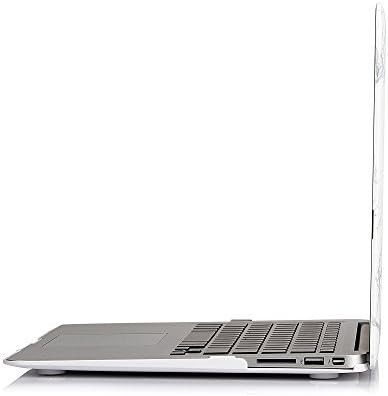 Рубан кутија компатибилен со MacBook Air 11 инчи издание - тенок прицврстувач на заштитно покритие на тврда обвивка и покривка на тастатурата