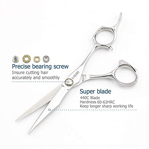 Професионални ножици за коса Поставете 6 инчи бербер ножици одговараат на ножици за сечење на косата и ножици за слабеење на коса