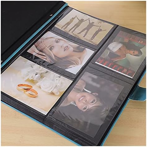 Фото книга, Scrapbook, фото албум PU Leather 6 Inch Photo Album 500 џебови Голем капацитет Вметнете фото албум Скрипбук меморија