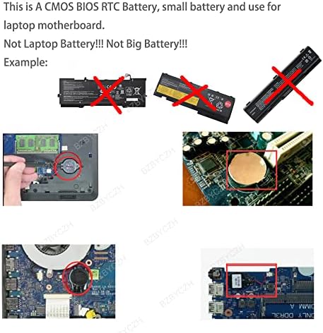 BZBICZH CMOS Battц Батерија Компатибилен ЗА Fujitsu LifeBook АХ530 CMOS Bios Battц Батерија