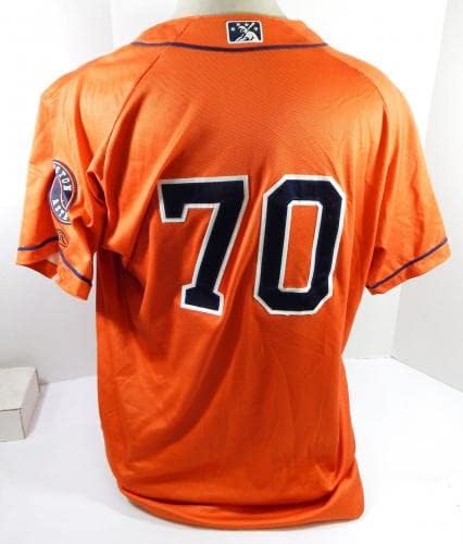 Greeneville Astros 70 Игра користеше портокал Jerseyерси 50 DP32971 - Игра користена дресови на МЛБ