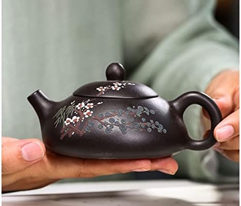 SDFGH Purple Clay чајник Рачно изработена топчеста дупка за филтрирање чај сад Кинески Зиша чај сет котел церемонија на чај