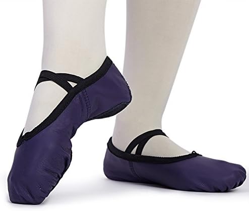 Womenените балетски танцувачки чевли за возрасни гимнастички влечки за танцување