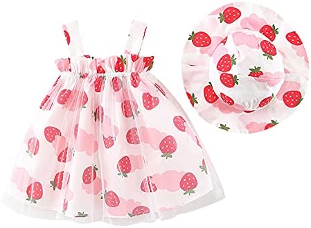 Идопип бебе девојче Туту фустан летен ракав без ракави за роденденска забава, роденденска забава, фустани цветни лакови со сет