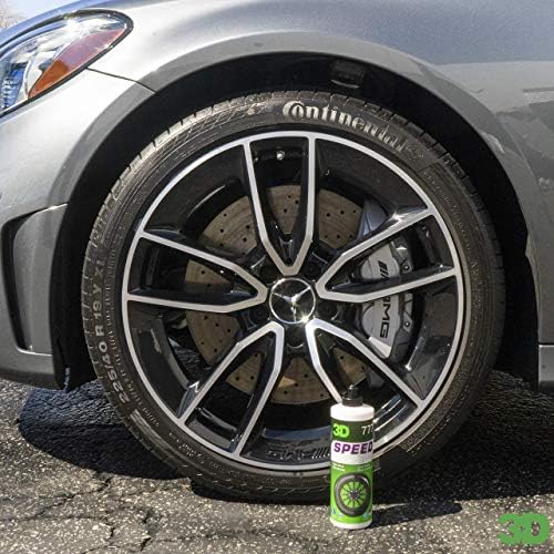 Сјај за гуми со 3Д брзина - долготраен, висок сјај, лесна примена - заштитен заснован на вода заснован на вода 16oz.