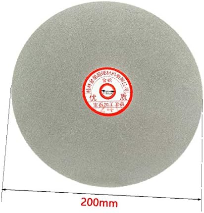 X-Ree 200mm 8-инчен Grit 240 дијамантски обложени рамни диск со рамен диск за мелење на пескарење (Disco de lija de 200 mm de 8 Pulgadas