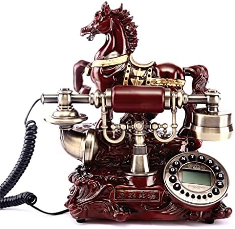 Лукео Европски Антички Телефонски Орнаменти Фиксна Линија Фиксна Коњ До Успех Украси За Домашна Декорација