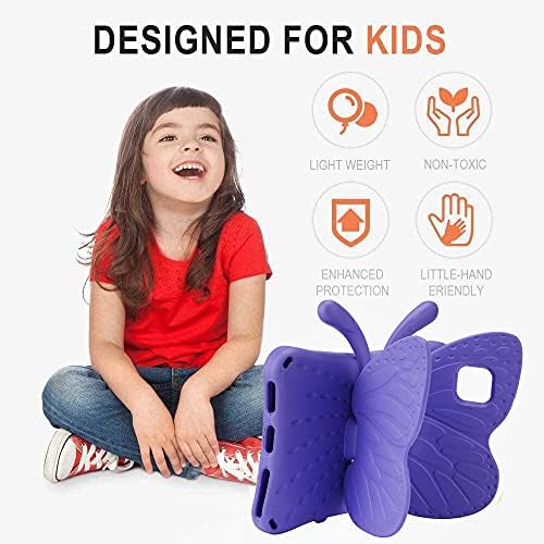 Simicoo Lenovo Tab P11 Childs Case Culut Butterfly Case With Stand for Childs мала тежина Eva Rugged Procproof The Heavy Duty Kid