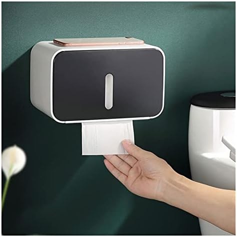 Lyе, водоотпорна кутија за ткиво, пластична тоалетна хартија држач за бања, монтиран ролна хартија цевка, кутија за складирање, ролна, решетка