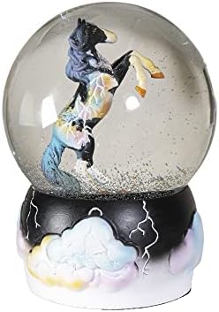 Пацифичкиот подарок за подароци Фјури Воден глобус, 5,31-инчен висина, смола и стакло, домашен декор