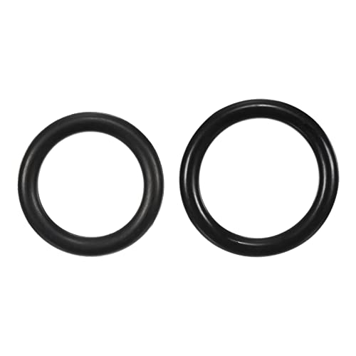 Меканиксиност нитрилна гума О-прстени 35мм 38мм ОД 25мм 28мм ID 5мм дебела заптивка заптивка, црна 10in1 сет