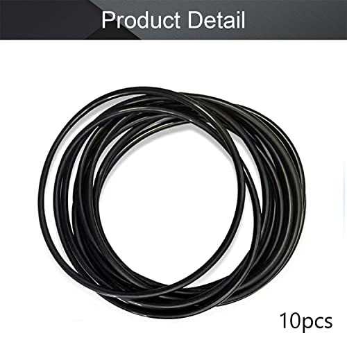 Othmro 10pcs нитрилна гума О-прстени, 3,1мм жица DIA 115мм ОД метричка запечатување нитрил NBR гумени мијалници за запечатување на нафта или