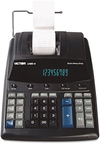Виктор 1460-4 12 цифра дополнителен калкулатор за комерцијално печатење со тешки тешки
