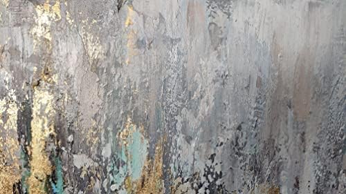 Елвати рака насликана на платно 3Д модерна апстрактна масло сликарство текстура сива wallидна уметност декор дрво врамен костум