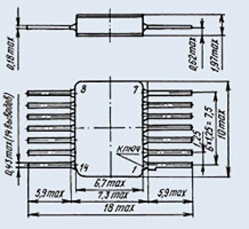 С.У.Р. & R Алатки K134LA2 Analoge SN74L30 IC/Microchip СССР 3 компјутери