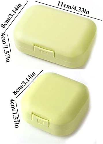 DHDM 2 големини сапун кутија сапун садови јадења водоотпорни искривени сапун кутија кутија за покривање сапун за перење сапун