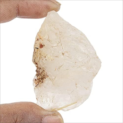 GemHub Природно заздравување кристално чист бел кварц 294 ct. Груб скапоцен камен суров лековит камен за јога, медитација