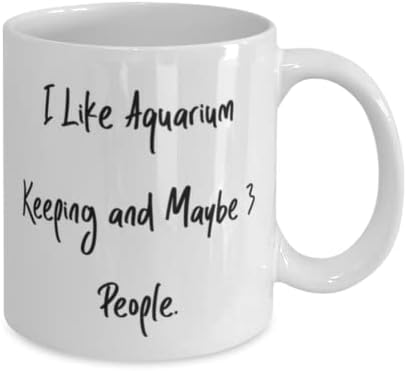 Ми се допаѓа чување на аквариум и можеби 3 лица. Аквариум чувајќи кригла 11oz 15oz, корисен аквариум за чување подароци, чаша за жени жени