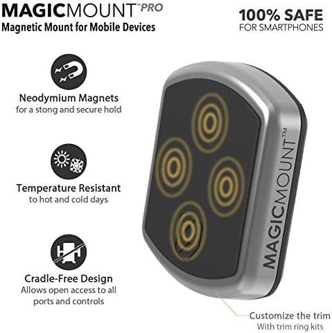 Scosche MPVB MagicMount Pro магнетски држач за телефонски монтирање и MRK2PK -UB MAGICMOUNT PLATE PLATE PLATE - За држач за