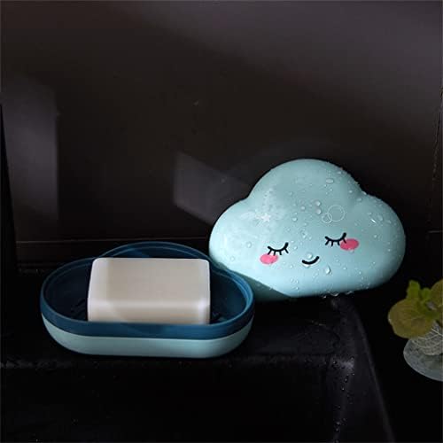 DHDM SOAP кутија Симпатична цртана област Облаци за бања за сапун за сапун преносен сапун за преносни додатоци за бања