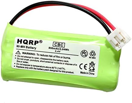 Телефонска батерија на HQRP безжична батерија компатибилна со VTech BT183348 BT283348 89-1326-00-00 89-1300-00-00 8913260000 89-1300-01-00