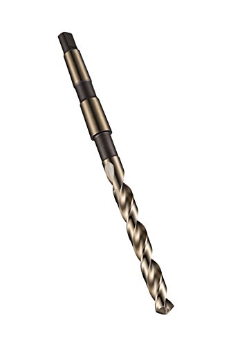 Dormer A73023.0 Taper Shank Drill, бронзена обвивка, челик со голема брзина на кобалт, дијаметар на главата од 23 мм, должина на флејта