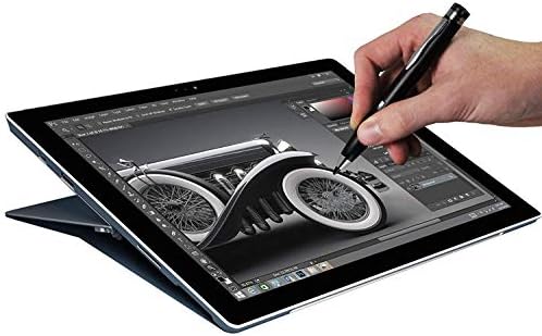 Navitech Broonel Black Fine Point Digital Active Stylus Pen компатибилен со Asus Zenbook S UX391FA