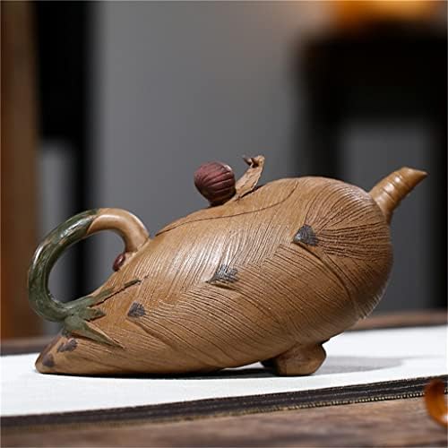 Irdfwh креативна керамичка пука во облик на чајник Кунг фу чај чај чај церемонија чај сет