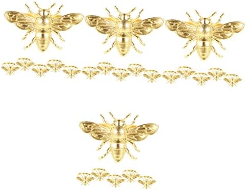 Холибана 24 парчиња пчела салфетки прстени легура пчела златна