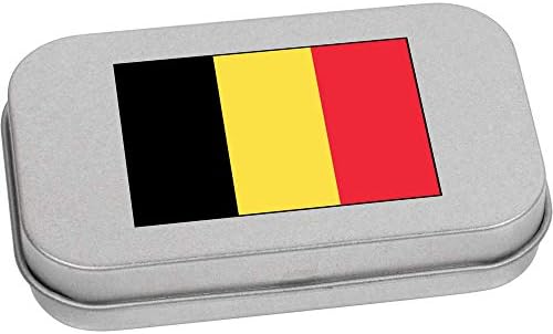 Азиеда 95мм „Белгија знаме“ метална кутија за складирање/складирање/кутија за складирање